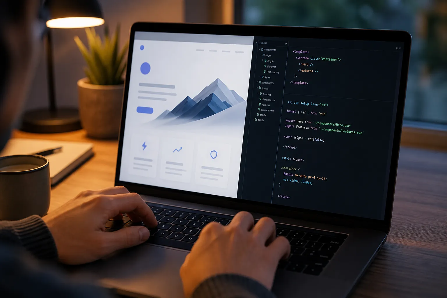 Launch a paid Nuxt app in a week with a SaaS starter kit. 5 focused steps cover auth, payments, i18n, SEO, emails, analytics, cron jobs, and deployment.